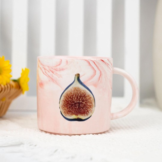 Fig Realistic Marble Mugs