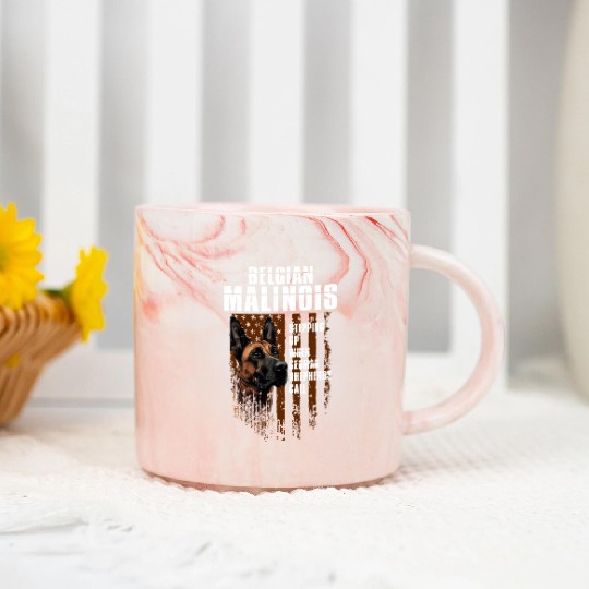 BELGIAN MALINOIS STEPPING UP WHEN SHEPHERDS CALL Marble Mugs
