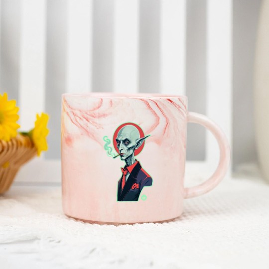 NOSFERATU WEED Marble Mugs