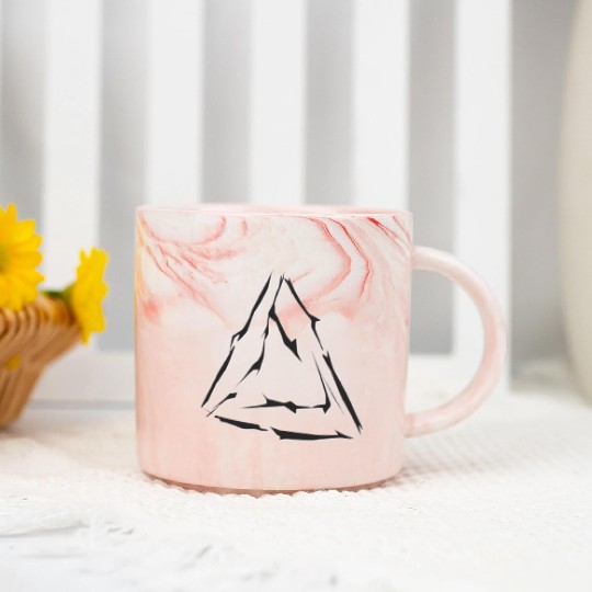 Perfectly Imperfect. Growth Through Errors Marble Mugs