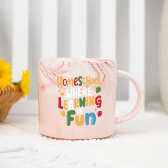 Embrace The Homeschool Journey With Your Marble Mugs