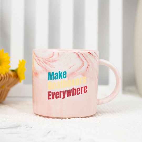 Make Beatboxers Everywhere Drummer Hiphop Artist Marble Mugs
