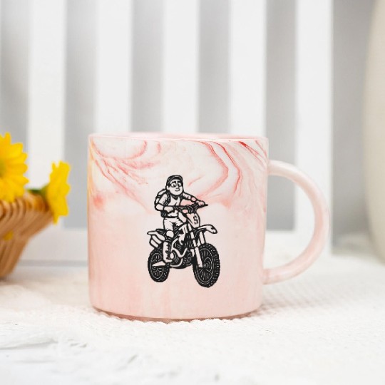 Wheelie Silly: Dirt Bike Comics & Rider Fails 017 Marble Mugs