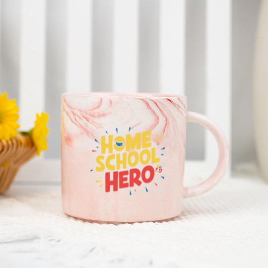 Embrace The Homeschool Journey With Your Marble Mugs