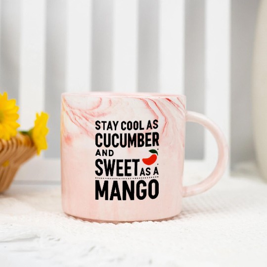 mango Marble Mugs