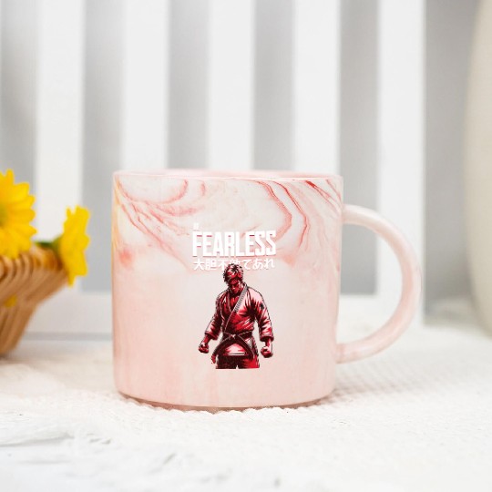 Be Fearless Jiu Jitsu Mindset Marble Mugs