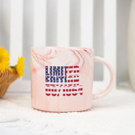 60th birthday Limited Edition USA 09/1964 Marble Mugs