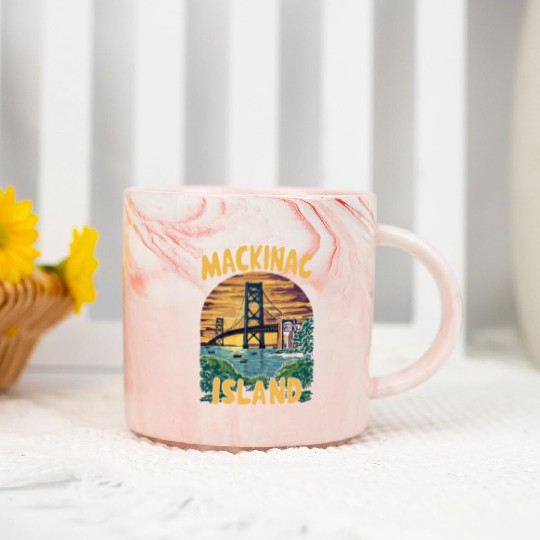 Mackinac Island. Marble Mugs