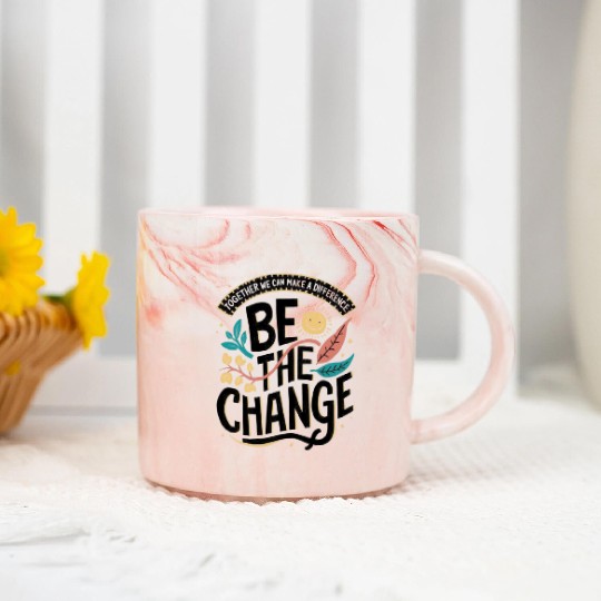 Be the change Marble Mugs