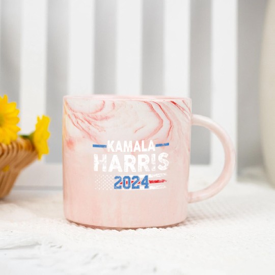 Kamala Harris 2024 for President Marble Mugs
