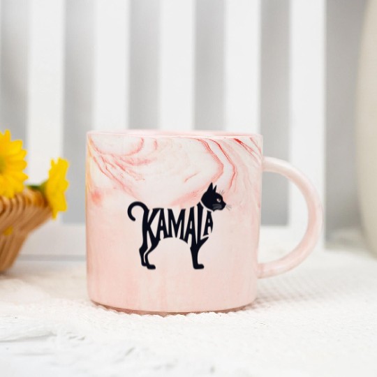 Kamala Harris 2024 | Feminist Cat Ladies Meme Tees Marble Mugs