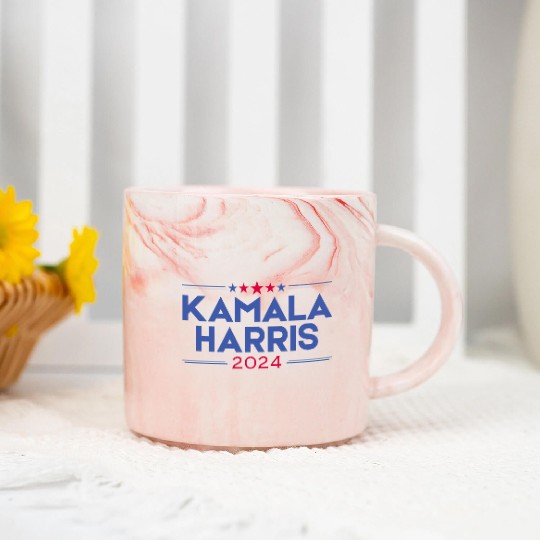 Kamala Harris For President 2024 Marble Mugs