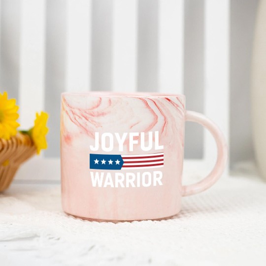 Joyful Warrior American Marble Mugs