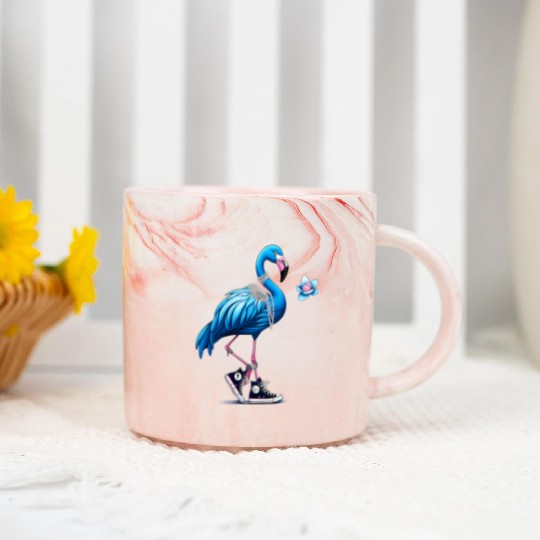 Flamingo Chucks And Pearls Comma La Kamala 2024 Marble Mugs