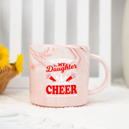 My Daughter Cheer Mom Cheerleading Mother's Day Marble Mugs