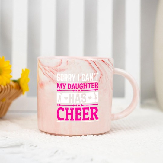 My Daughter Cheer Mom Cheerleading Mother's Day Marble Mugs