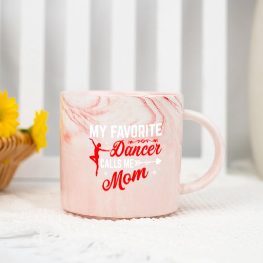 My Mom Calls Me Funny Dancing Mommy Mother's Day Marble Mugs