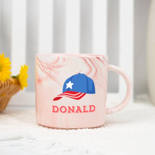 Donald johm trump Marble Mugs