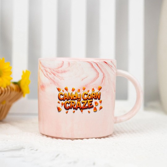 Candy Corn Craze! Marble Mugs