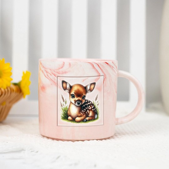 Cute baby animals Marble Mugs