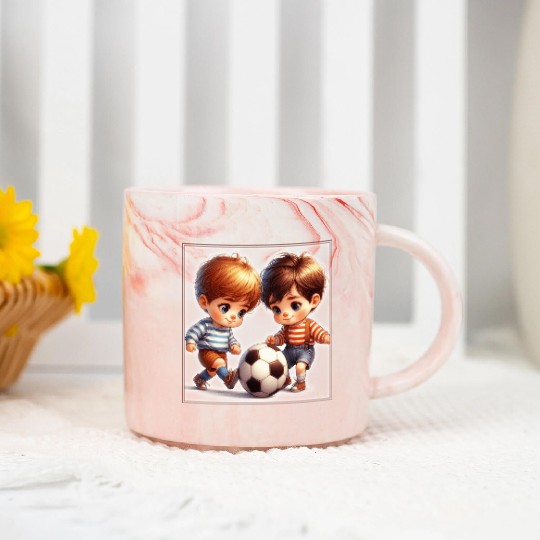 Sport is part of human culture. Marble Mugs