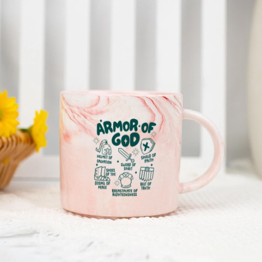 Armor of God Marble Mugs