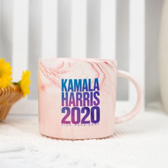 kamala harris Marble Mugs