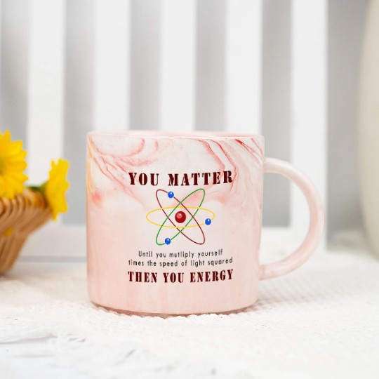 You matter you energy Marble Mugs