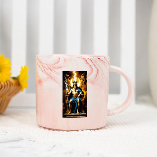 Zeus Jupiter Greek Mythology Gods Baroque Marble Mugs