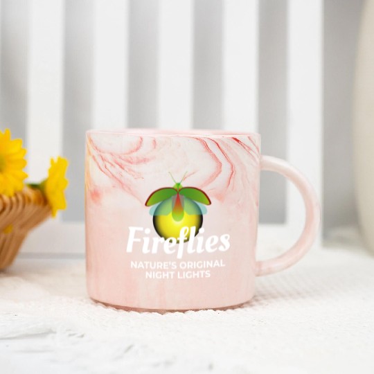 Fireflies Firefly Lightning Bug Insect Collector Marble Mugs