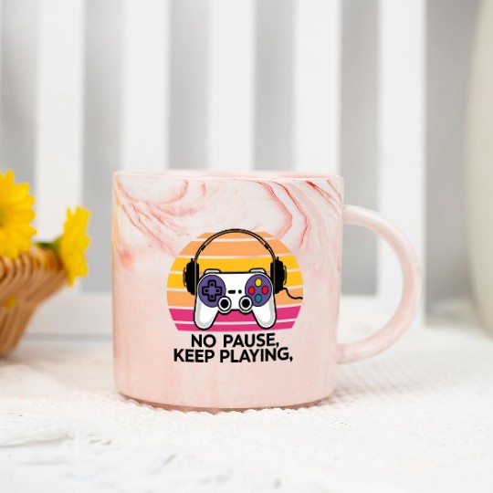 quotes No Pause keep playing Marble Mugs