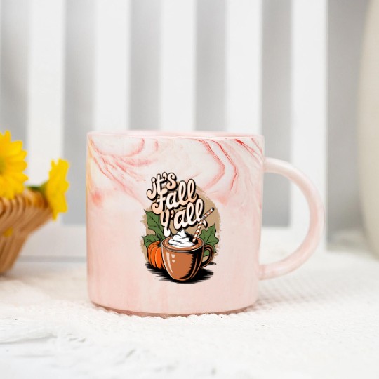 Pumpkin spice latte Marble Mugs