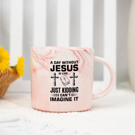 Bible Christ Christian Faith Religious Church Marble Mugs