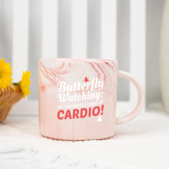 Butterfly Butterflies Insect Collector Entomology Marble Mugs