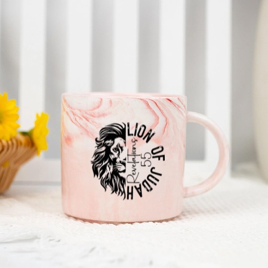 Lion Of Judah Marble Mugs