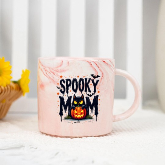 Spooky Season Marble Mugs