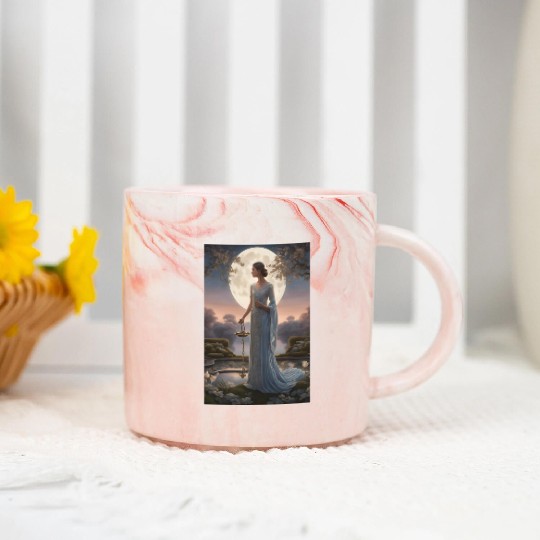 Libra Elegance: Symbol of Balance and Harmony Marble Mugs