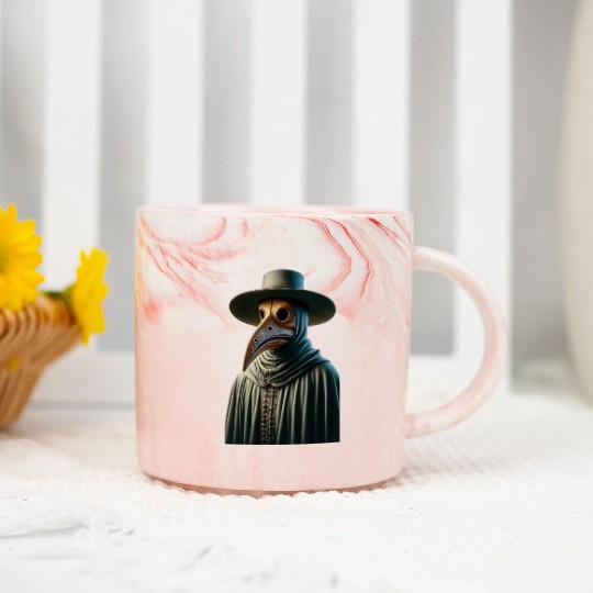 Plague Doctor Marble Mugs