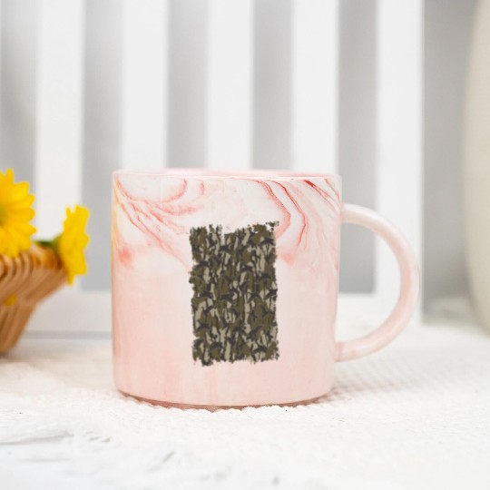 Waterfowl Hunting Camo Duck Hunters Bottomland Cam Marble Mugs