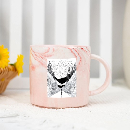 Journey into the Wilderness Marble Mugs