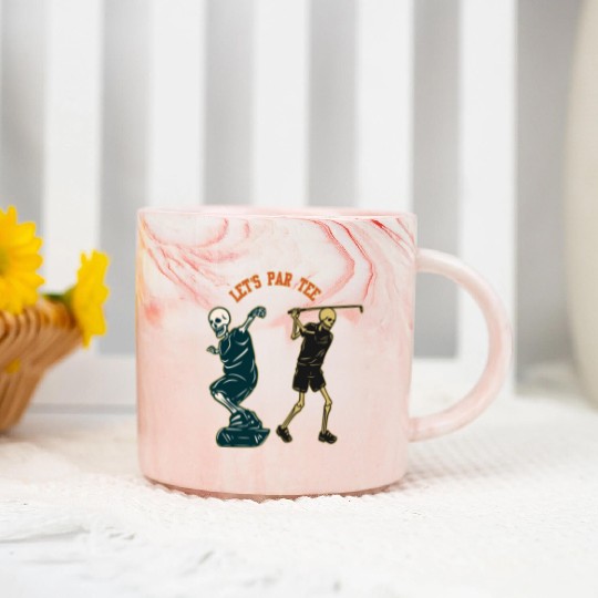 Marble Mugs Softstyle unisexe patineur squelette