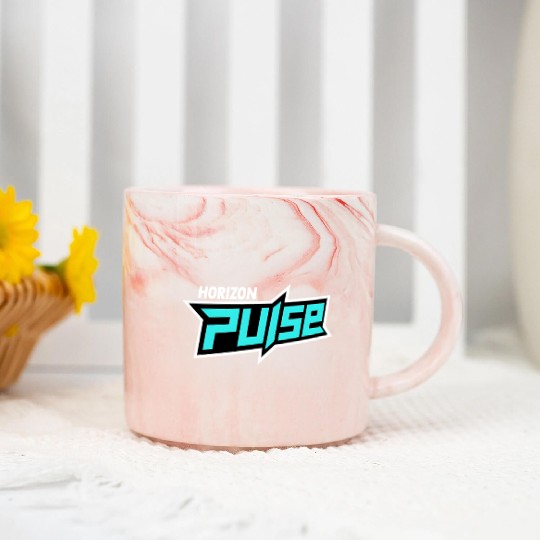 Horizon Pulse Radio Marble Mugs
