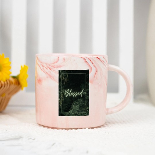Blessed Marble Mugs