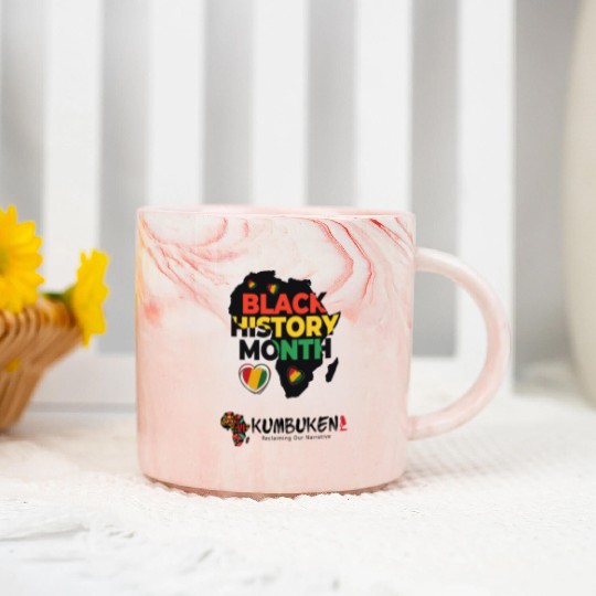 KUMBUKENI BLACK HISTORY MERCH Marble Mugs