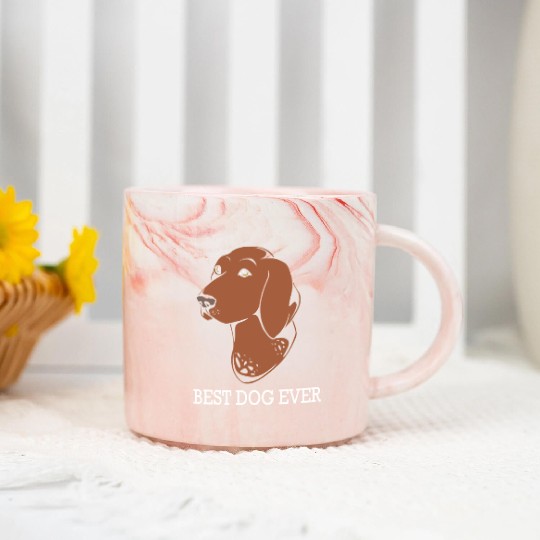 Best Dog Ever GSP Lover German Shorthaired Pointer Marble Mugs
