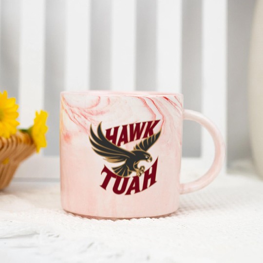 Hawk Tuah Apparel - Soar with Style Marble Mugs