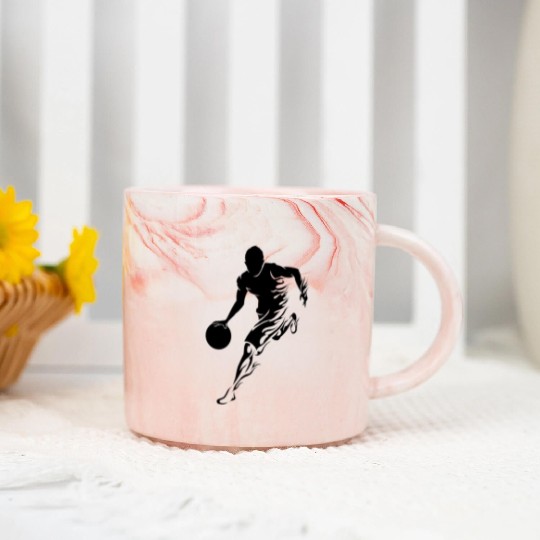 Basketball Marble Mugs