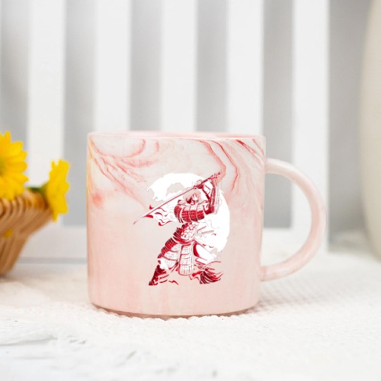 Kanji Japan Katana Sword Ninja Samurai Marble Mugs