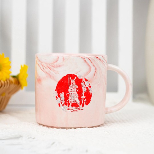 Kanji Japan Katana Sword Ninja Samurai Marble Mugs