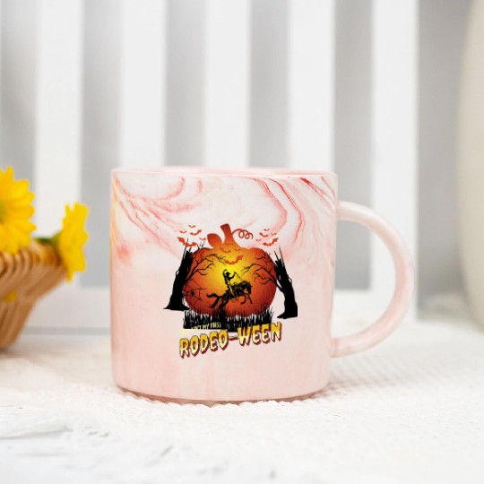 This ain't my first Rodeo-ween Marble Mugs